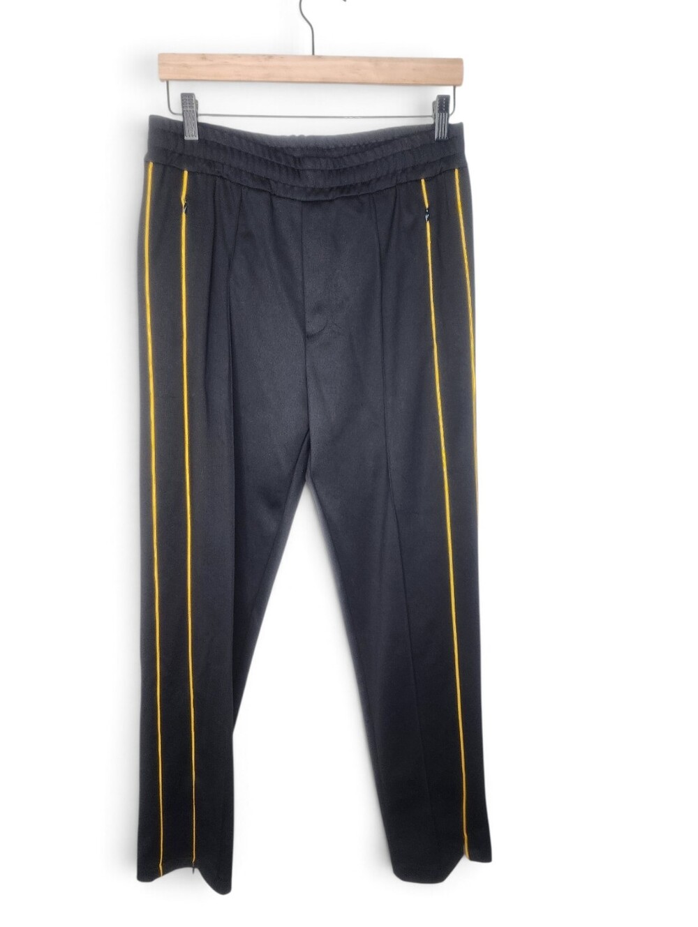 Joseph Slim-Fit Piped Tech Jersey Track Pants In Black Size S